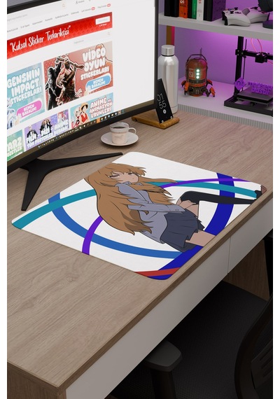 Toradora Anime V2 - 48x40 Xl Gaming Kauçuk Kaymaz Taban Mouse Pad Fare Altlığı