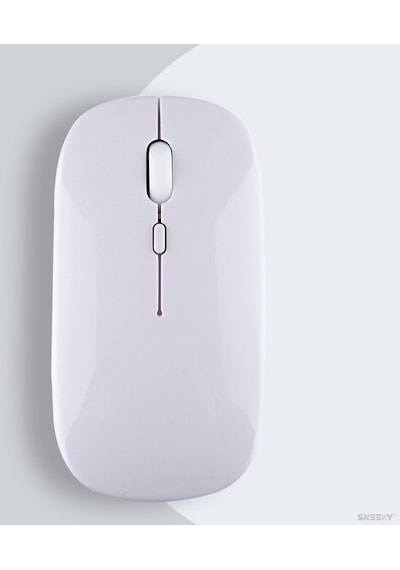 Samsung Uyumlu Tablet Şarj Edilebilir Sessiz Mouse Bluetooth + 2.4hz Wif