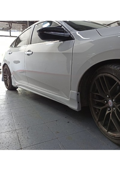 Honda Civic Fc5 2016-2021 Boyasız Plastik Sağ-sol Takım Turbo Marşpiyel