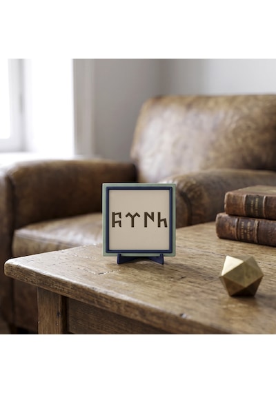 Göktürkçe Estetik Türk Objesi, Yaşam Alanlarınızda Vakur Ve Modern Bir Duruş 10x10 Cm
