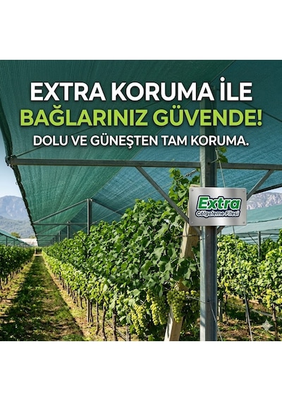 Extra Gölgeleme Filesi %40 - 30 Gr/m2 Yeşil
