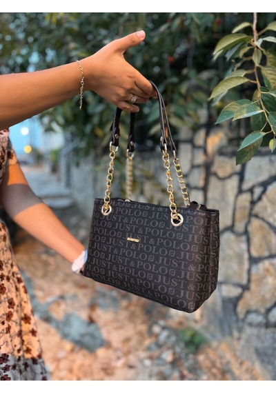 Just Polo Kadın Büyük Boy El Çantası 440113mh Düz Taş