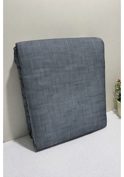 Ütü Masası Kılıfı Büyük Boy İpli Stoperli Keçeli Kılıfı Örtüsü Bezi 55x140cm Grey Koyu Gri