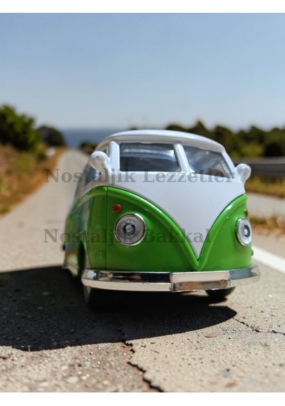 Nostaljik Yeşil Sesli Ve Işıklı Volkswagen Type 2 Camper Van 1/36 Ölçek Metal Çek Bırak Kapılar Açılır Model Araba Çok Renkli Nostaljik Yeşil Sesli Ve Işıklı Volkswagen Type 2 Camper Van 1/36 Ölçek Metal Çek Bırak Kapılar Açılır Model Araba Çok Renkli