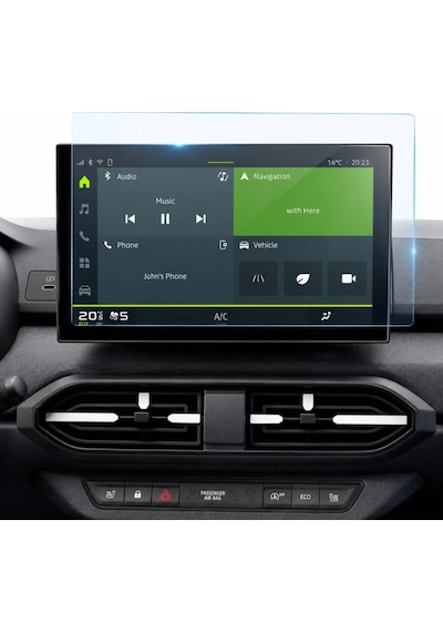 Dacia Sandero Stepway Ekran Koruyucu 10 İnç Multimedya Sadece Ekran Koruyucu