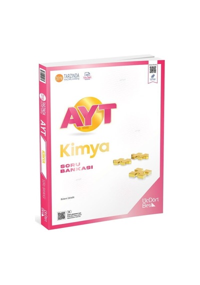 Üç Dört Beş Yayıncılık 345 Tyt - Ayt Kimya Soru Bankası Set 2 Kitap