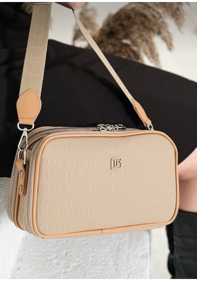 Just Polo Omuz Askılı Çapraz Kadın Çantası Kum 56302420