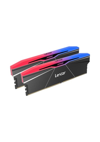 Lexar 32gb 2x16gb Ares Rgb 6400mhz Cl30 Xmp/expo Ddr5 Siyah Dual Kit Ram