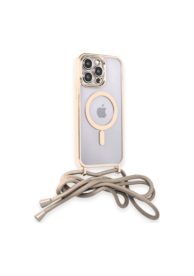 Apple iPhone Uyumlu 12 Pro Max Kılıf Divo Lazer Askılı Magsafe Kapak -