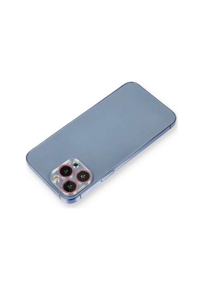 İphone 12 Pro Max Shine Kamera Lens Koruma Cam - Pembe Diğer