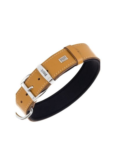 Doggie Konforlu Deri El Yapımı Köpek Boyun Tasması 4 x 52-60 CM Camel