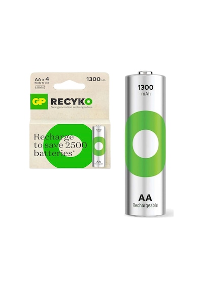 GP Aa Kalem 1300mah Ni-mh Recyko Şarj Edilebilir Pil 4'lü