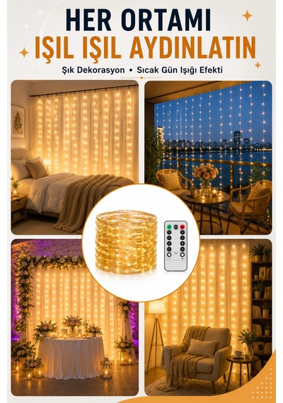 Enerji Tasarruflu 3x3 Led Işık Parti, Yılbaşı Ve Organizasyon - Lisinya Renkli