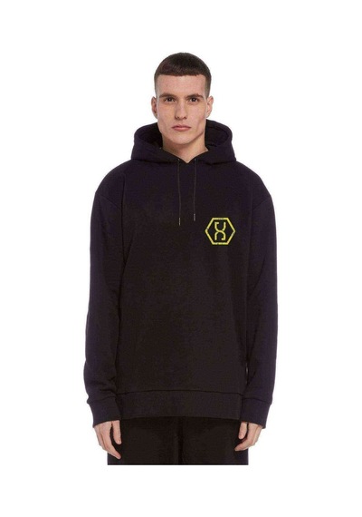 Altered Carbon Logo Eskitme Baskılı Siyah Erkek Sweatshirt (531058459)