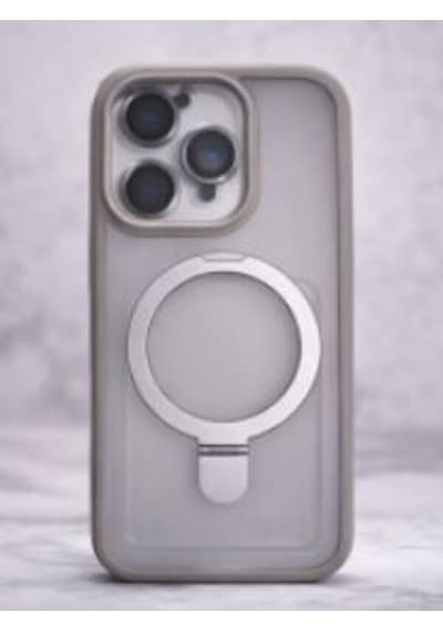 Mmc Trend Apple Uyumlu iPhone 14 Pro Lensli Telefon Kılıfı Gri