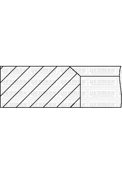 Piston Segman - Fiat Ulysse, Scudo - Yenmak-9109145000