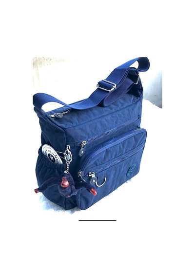 Postacı Çanta Çok Cepli Çapraz Askılı Yağmura Dayanıklı Kumaş Lacivert 08496440