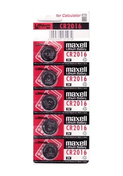 Maxell Cr2016 3v Lityum Düğme Pil 5'li Paket Evimdeyokyok
