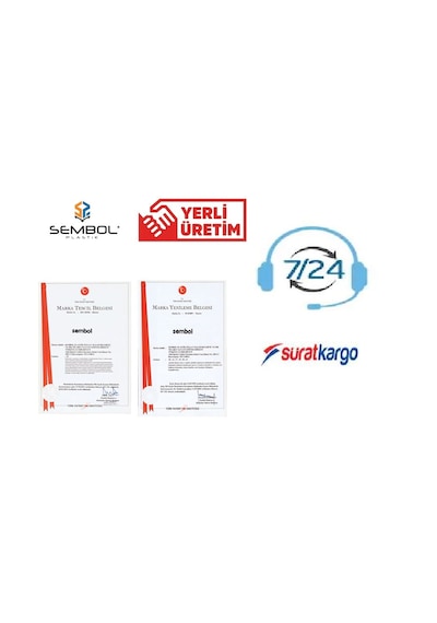 Sembol Plastik Spk 4605 Plastik Kapalı Sanayi Tipi Kasa Gri