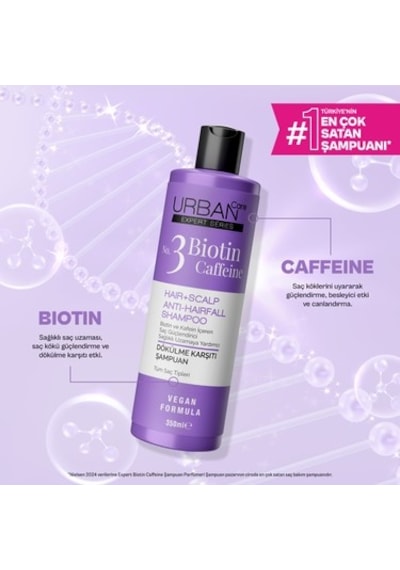 Dökülme Karşıtı Saç Bakım Şampuanı - 350 Ml Biotin Ve Kafein