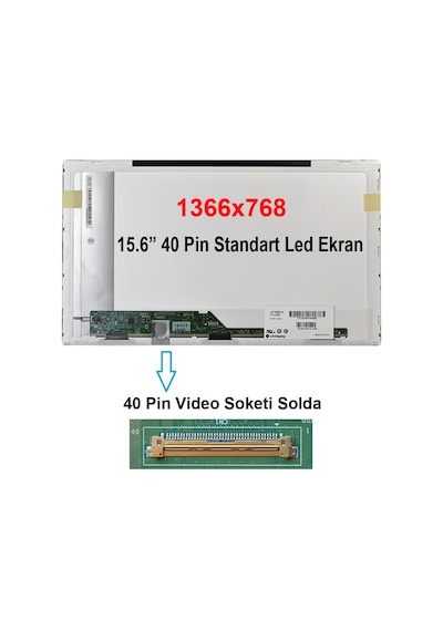 Lp156Wh4-Tla1 Lp156Wh4 Tl A1 15.6 Ekran 40 Pin Standart Led Panel