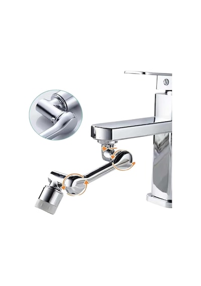 Kenly 1080 Derece Dönebilen Evrensel 2 Modlu Robotik Kol Mutfak Banyo Musluk Başlığı Genel