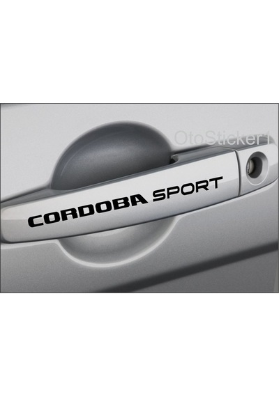 Oto Sticker Seat Cordoba Sport Kapı Kolu Ve Jant Sticker Seti