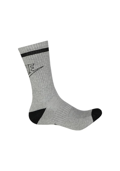 Nike Everyday Cushioned Crew Socks 6 Çift Siyah-gri-beyaz Çorap Renkli