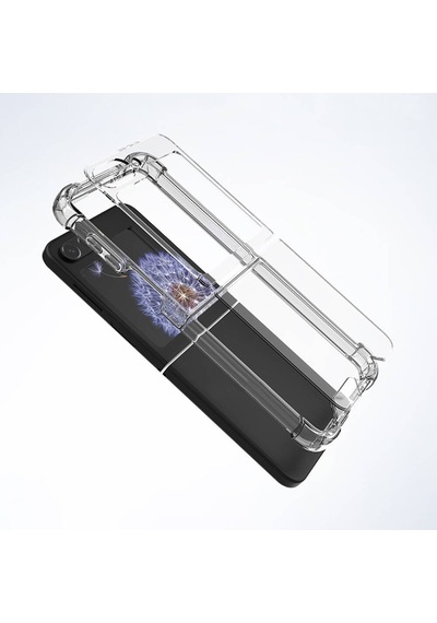Samsung Galaxy Z Flip 6 5g Uyumlu Köşe Dolgulu Nitro Anti Shock Telefon Kılıfı Kapak