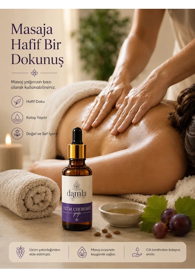 Biodamla Natural Üzüm Çekirdeği Yağı 100 Ml