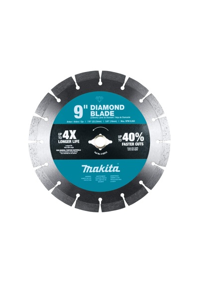 Makita E-02515 9 Inç Elmas Bıçak, Segmentli, Genel Amaçlı