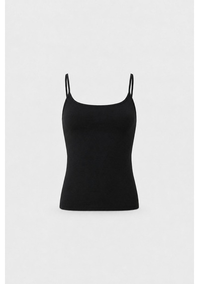 Suud Collection Siyah Cosie Askılı Top