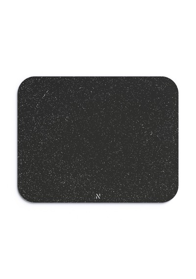 Siyah Kum Desen Mouse Pad - 23x19 Cm Kaymaz Tabanlı Ergonomik Fare Altlığı