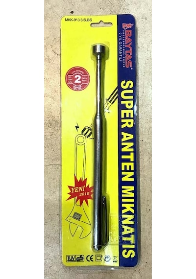 Baytaş Süper Anten Mıknatıs Teleskopik Metal Tutucu 35 Lbs