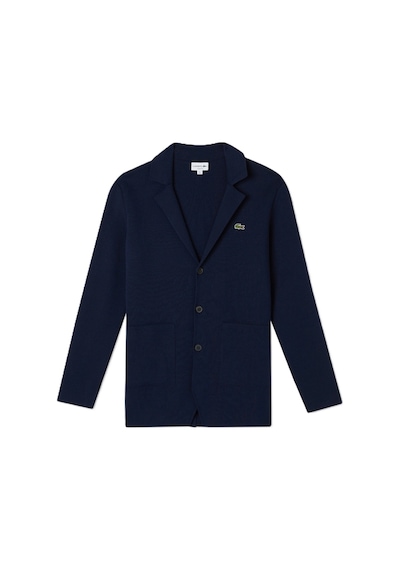 Lacoste Men's Classic Fit V Neck Cardigan Erkek Classic Fit V Yaka Triko Hırka Lacivert Lacivert