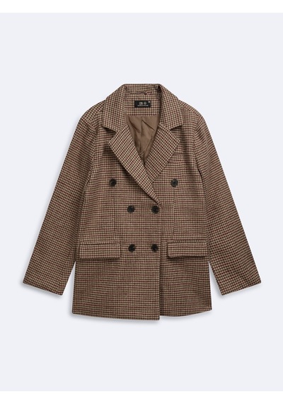 LTB Regular Fit Kazayağı Blazer Ekru Ceket