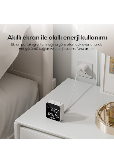 Xenon Smart Dijital Termometre Monitörlü & Akıllı Kumanda Ir Wifi, Saatli, Klima Tv Kontrolü X7511