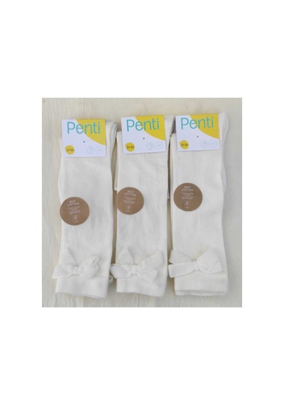 Penti 3^lü Paket Kız Çocuk Ribbon Pantolon Çorabı Beyaz Penti 3^lü Paket Kız Çocuk Ribbon Pantolon Çorabı Beyaz