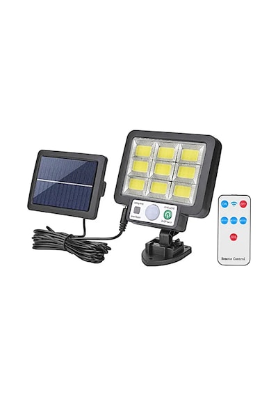 Jx-f108 108 Ledli Güneş Enerjili Solar Lamba Kumandalı 3.5m Kablo