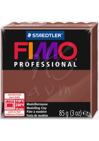 Fimo Professional Doll Art Polimer Kil 85G No 77 Chocolate