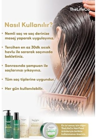 Hairfood Değerli Yağlar Serisi Duş Öncesi Onarıcı Doğal Saç Maskesi 200 Ml