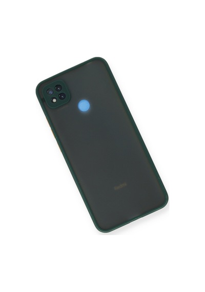 Xiaomi Redmi 9c Uyumlu Kılıf Montreal Silikon Kapak - Yeşil