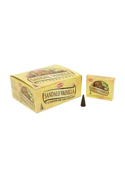 Hem Sandal - Vanilya Konik Tütsü 10 Lu Paket