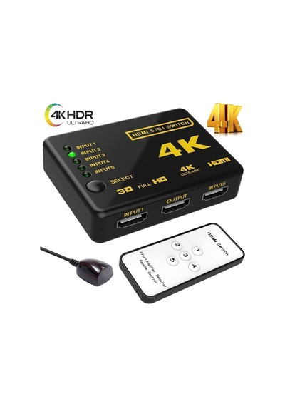 Netojen Nt-214 5 Port Hdmı Switch 4k
