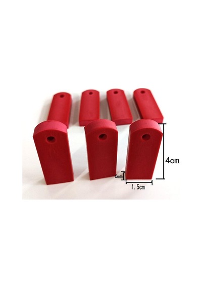 Mühür Kauçuk Alaşım Kırmızı Jiklet Kaşe 6mmx15mmx40mm
