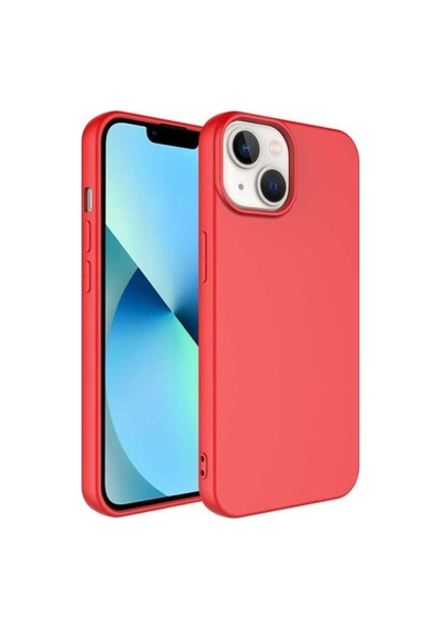 Apple Uyumlu iPhone 14 Plus Kılıf Zore Mara Lansman Kapak Kırmızı