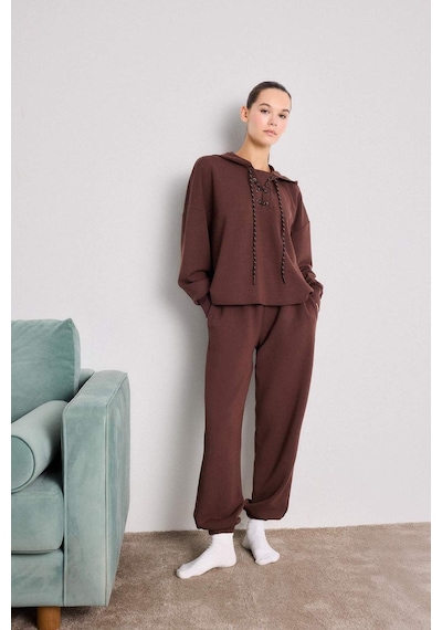 Defacto Modal Jogger Eşofman Altı G0070ax25wnbn334 Kahve-bn334