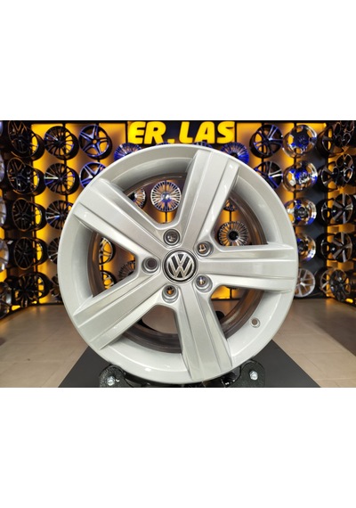 4 Adet Volkswagen  6.5 16 5 112 Et40 57.1 Sılver Jant Revize Edilmiş Takım