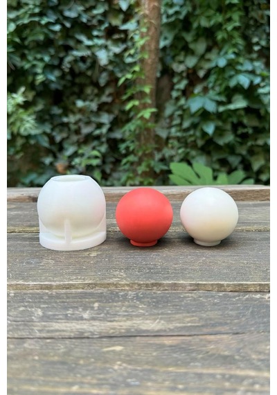 Rufus Concept Küre 5cm Çap Silikon Mum Kalıbı