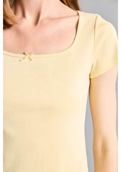 Defacto Regular Fıt Kısa Kollu 2li Kareli Şortlu Ribana Açık Sarı Pijama Takım G9860ax26smyl83 Sarı-yl83 Defacto Regular Fıt Kısa Kollu 2li Kareli Şortlu Ribana Açık Sarı Pijama Takım G9860ax26smyl83 Sarı-yl83